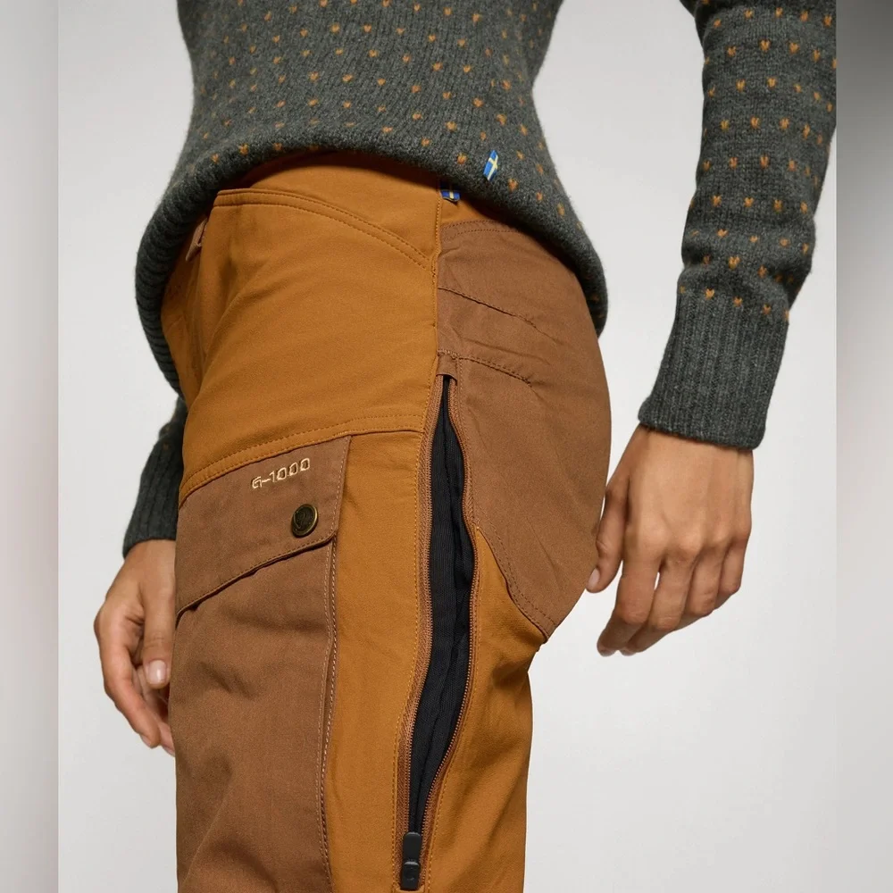 FJALLRAVEN WOMEN’S KEB TROUSERS US 34 TIMBER BROWN - Picture 4 of 9